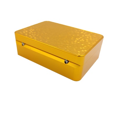 万原厂家批发铝制收纳盒金属盒密封铝盒高端茶叶伴手礼礼品包装盒