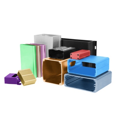 铝型材设备铝壳铝合金 外盒工业 铝盒控制器线盒工控机外壳加工