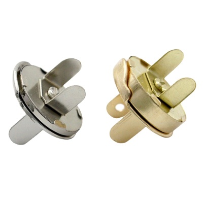 骐丰厂价销售手包服饰五金配件半盖磁扣 薄圆形滚镀磁钮扣批发