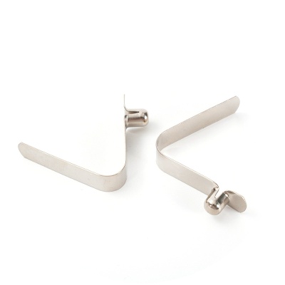 7mm单珠空心v形弹片 管内定位卡扣冲压件童车帐篷U型弹片锰钢弹片